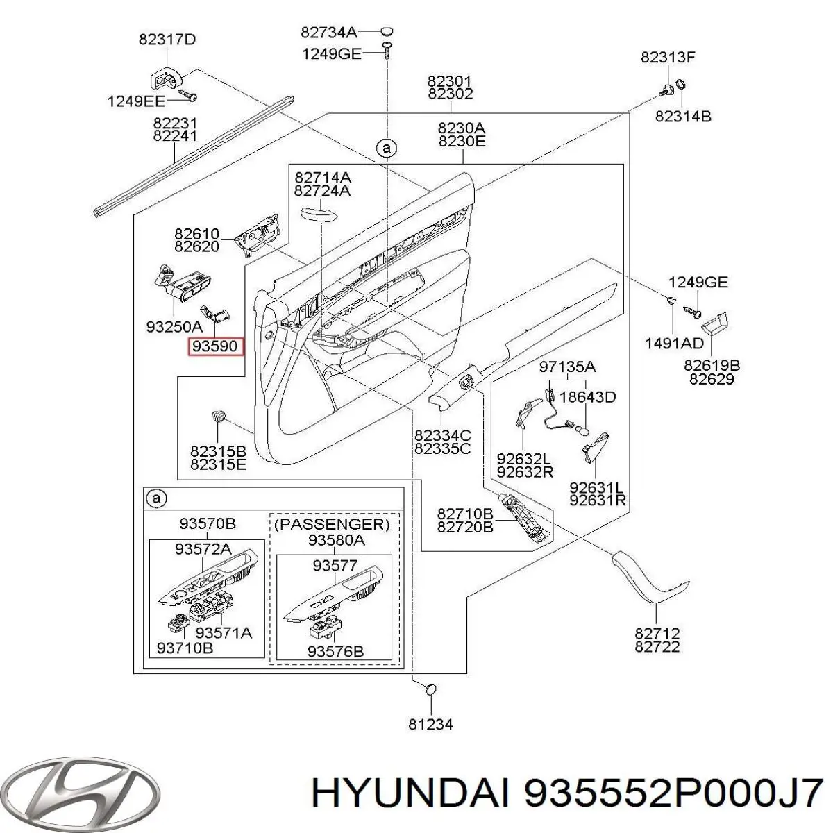 935552P000J7 Hyundai/Kia 