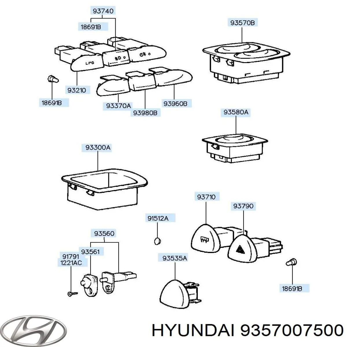 9357007500 Hyundai/Kia 