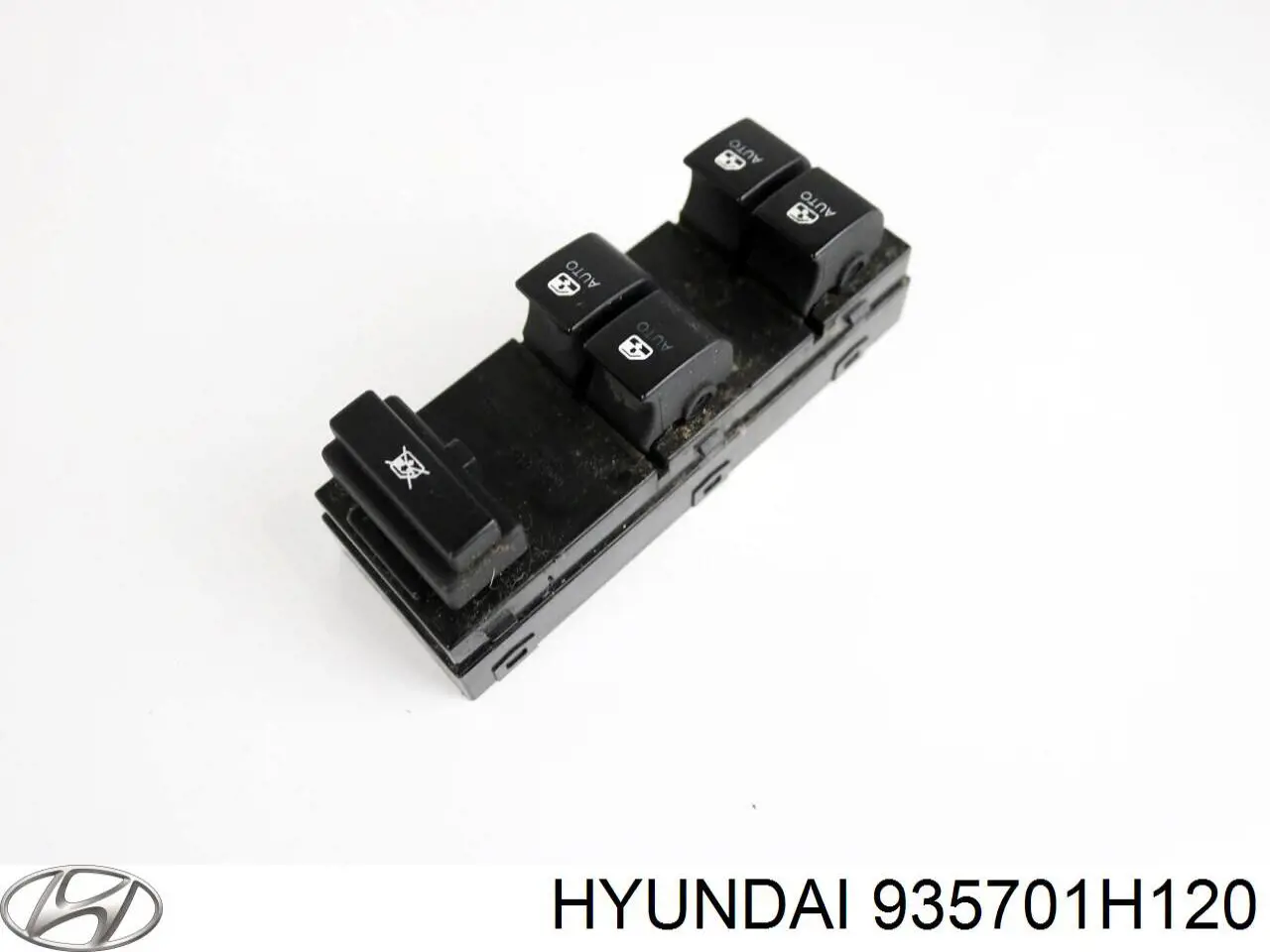 935701H120 Hyundai/Kia unidade de botões dianteira esquerda de controlo de elevador de vidro