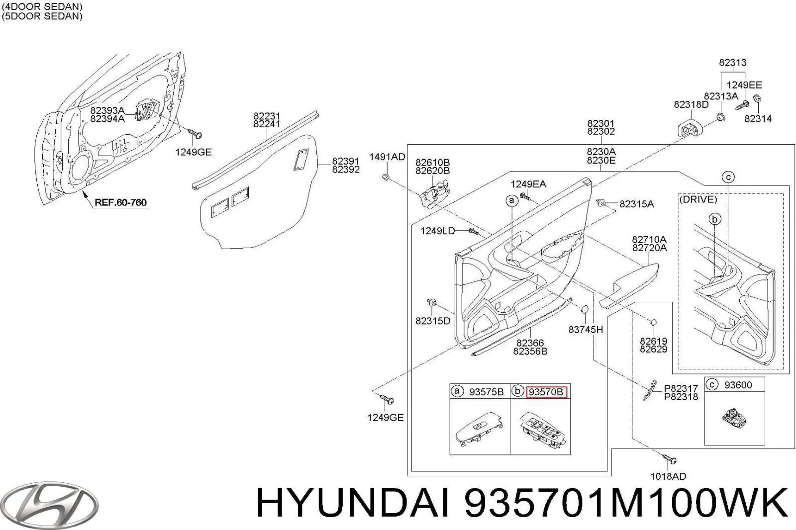  Hyundai/Kia 935701M100WK цена, от 161.98 USD