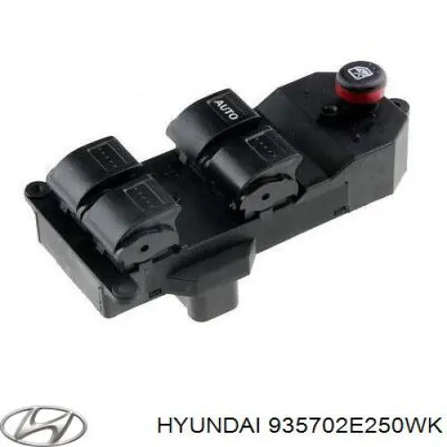 Кнопочный блок управления стеклоподъемником передний левый Hyundai/Kia 935702E250WK цена, от 31.67 USD
