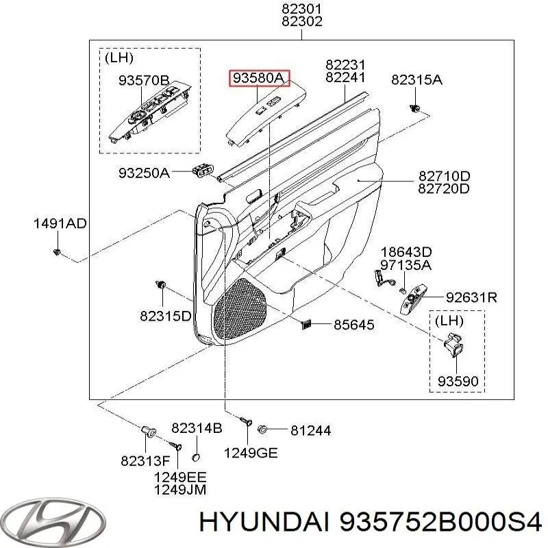  935752B000S4 Hyundai/Kia