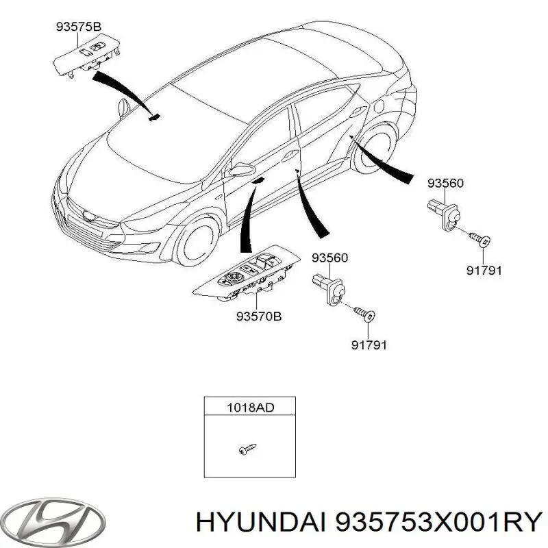 935753X001RY Hyundai/Kia 