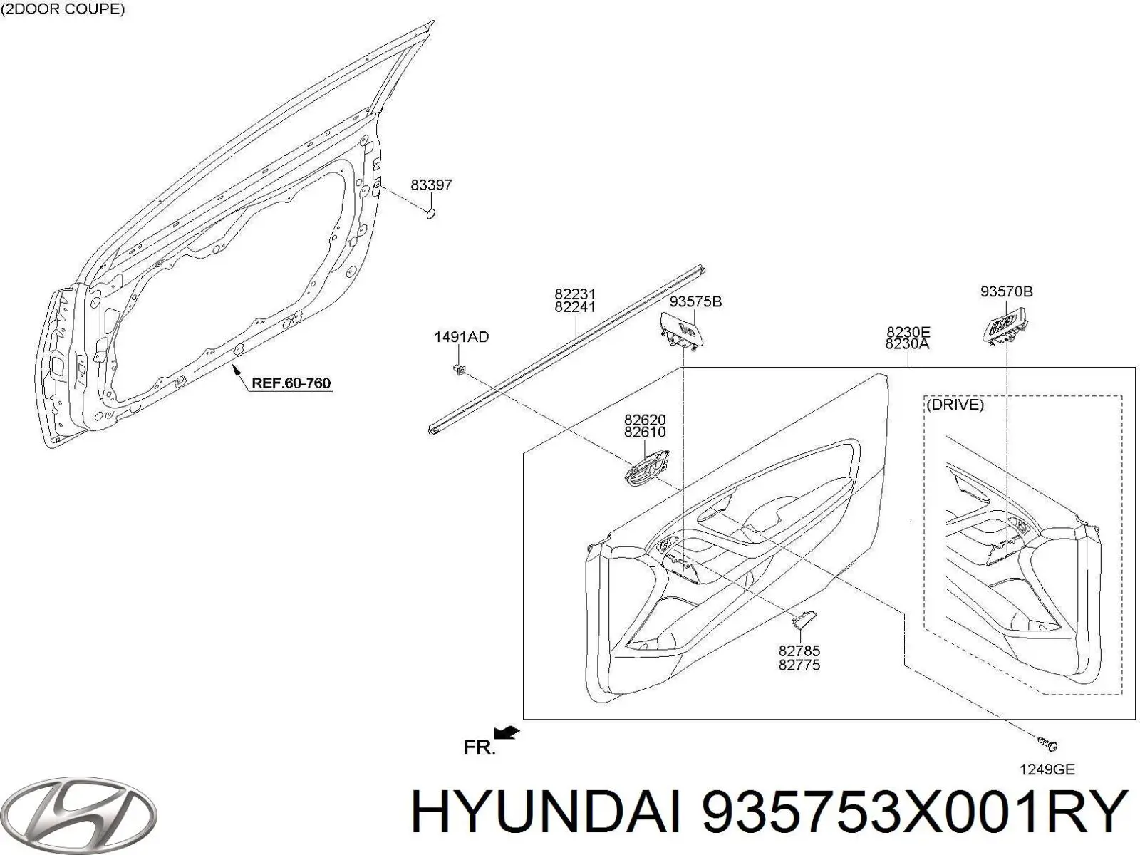  Hyundai/Kia 935753X001RY цена, от 28.22 USD