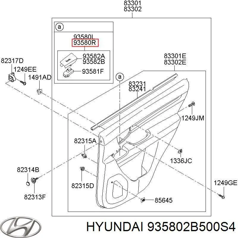935802B500S4 Hyundai/Kia 