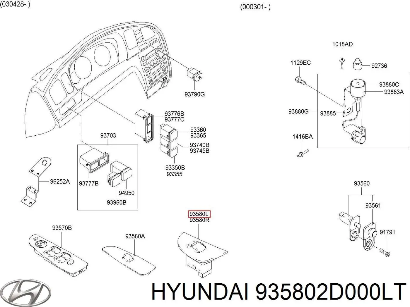 935802D000LT Hyundai/Kia 