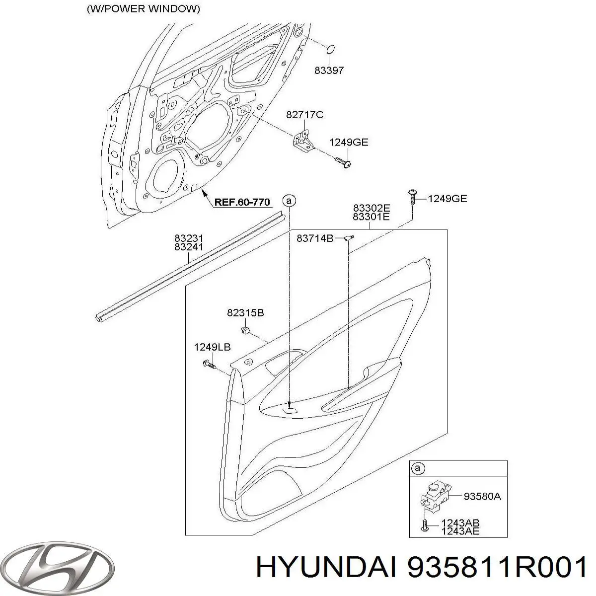 935811R001 Hyundai/Kia 