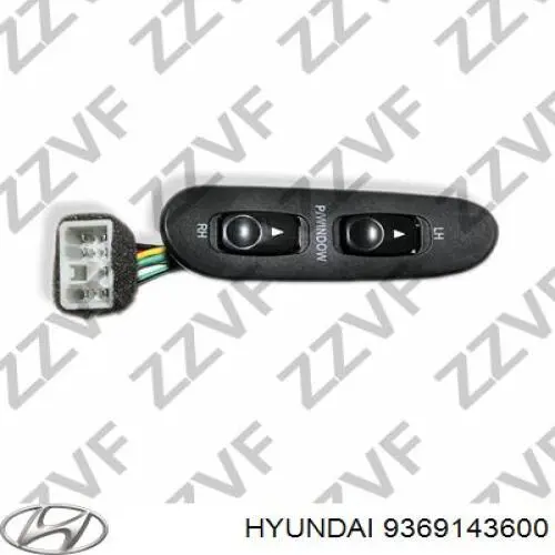 Botão dianteiro esquerdo de ativação de motor de acionamento de vidro para Hyundai H100 (P)