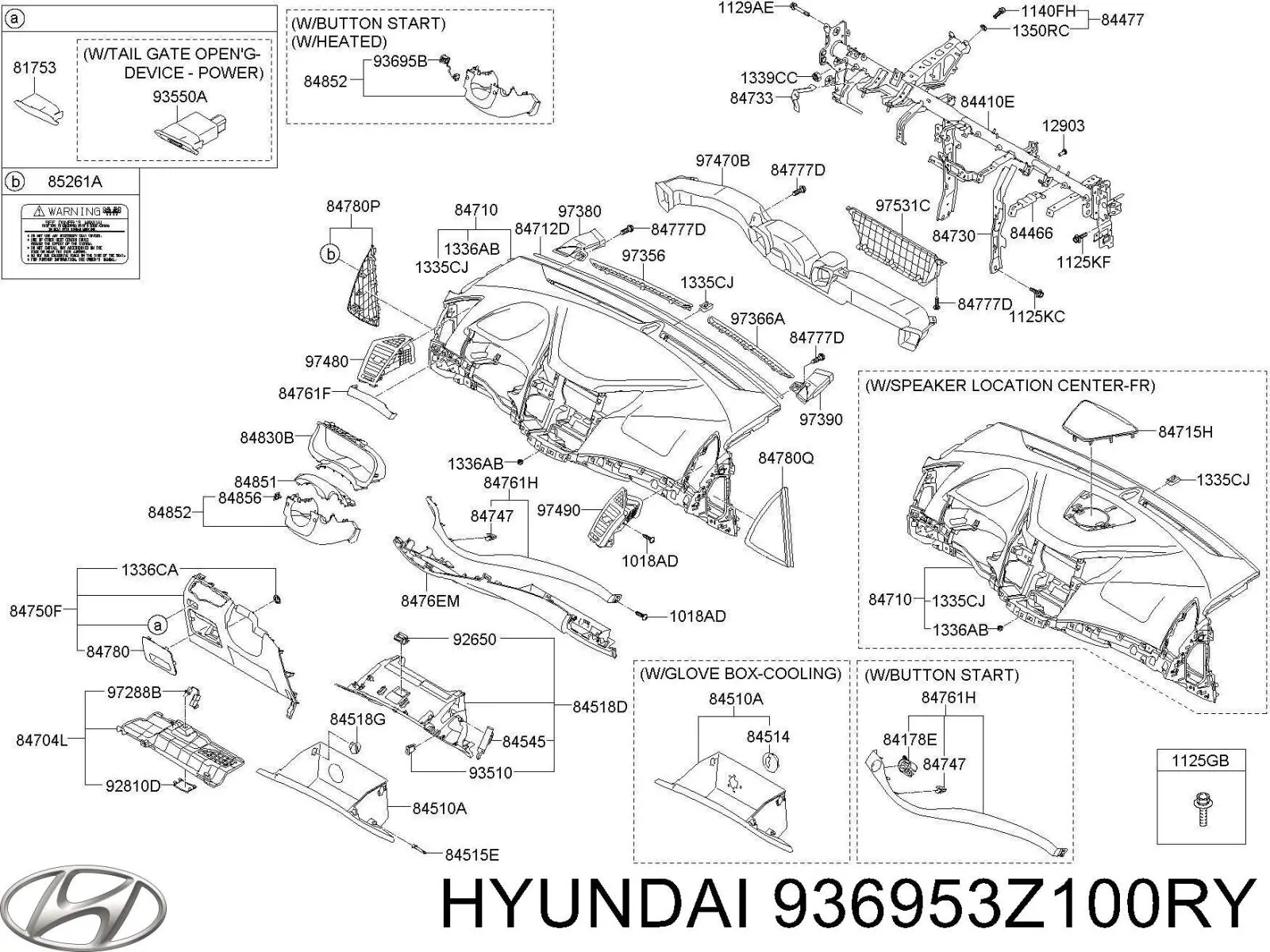  936953Z100RY Hyundai/Kia