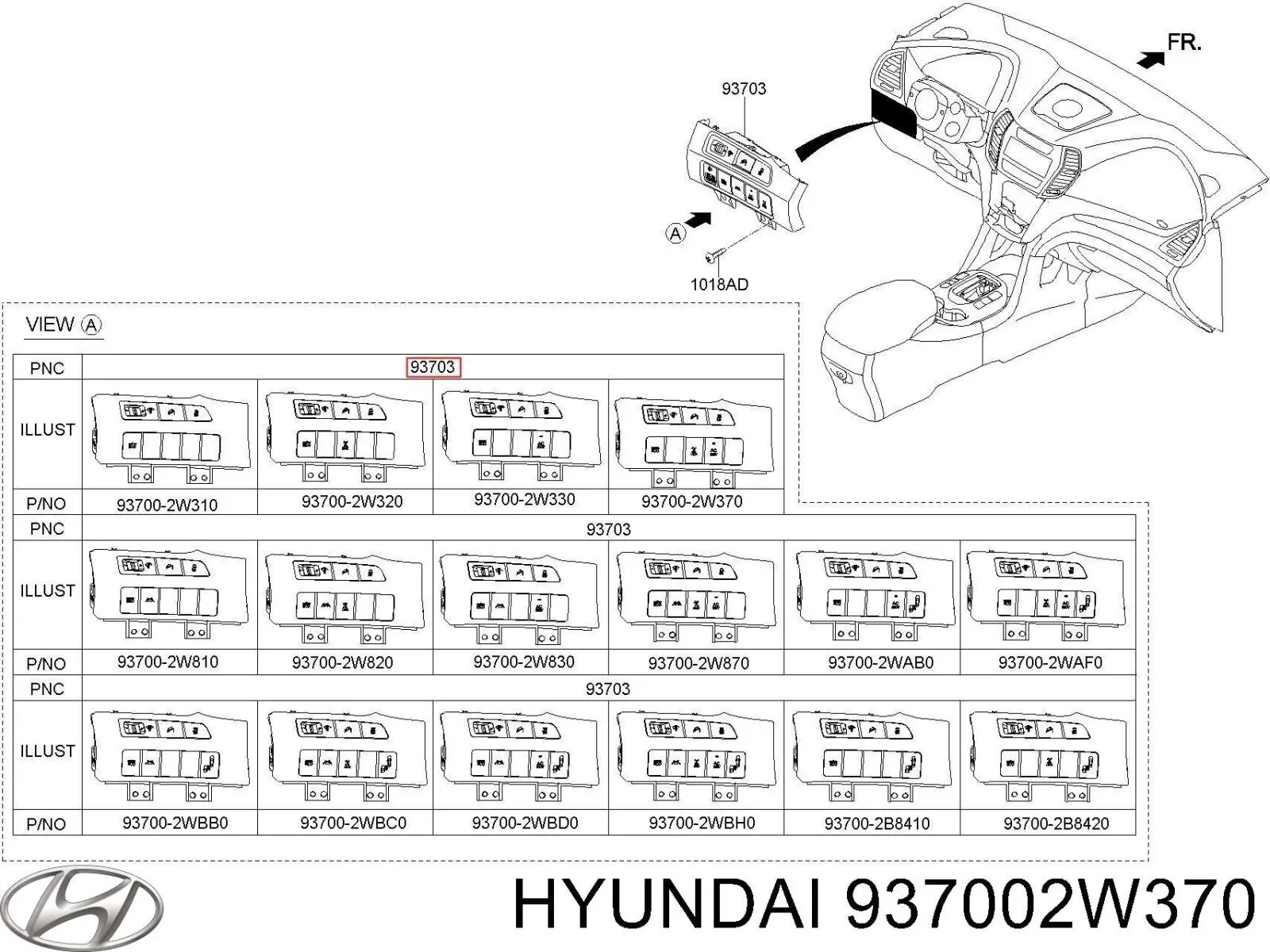 937002W370 Hyundai/Kia