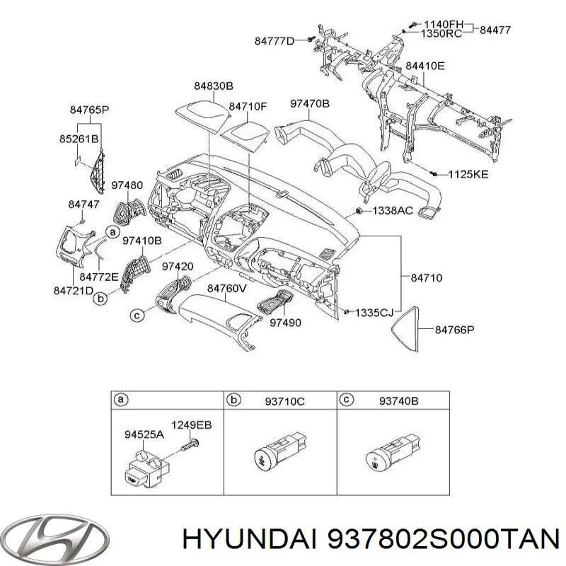  937802S000TAN Hyundai/Kia