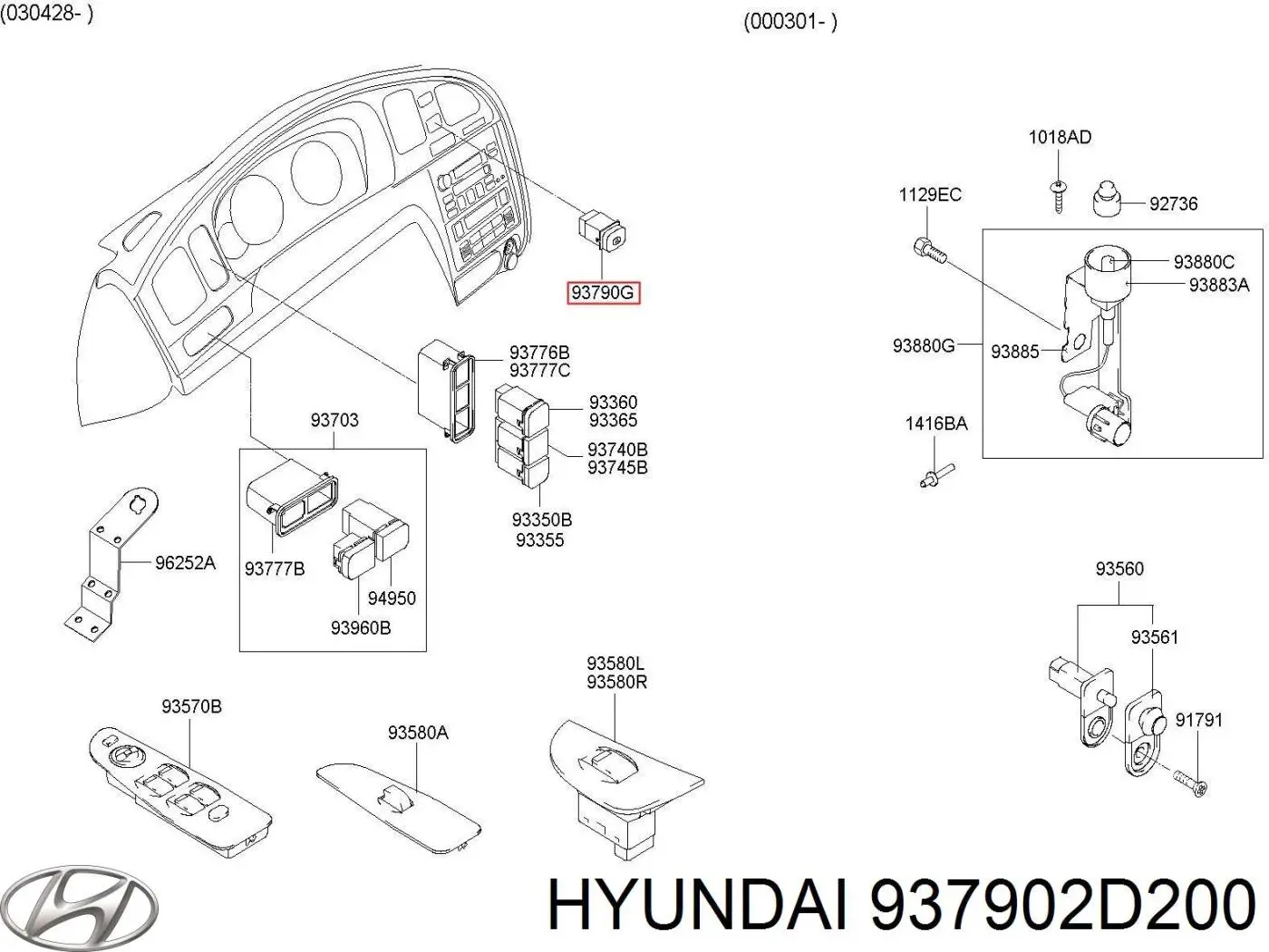 937902D200 Hyundai/Kia 