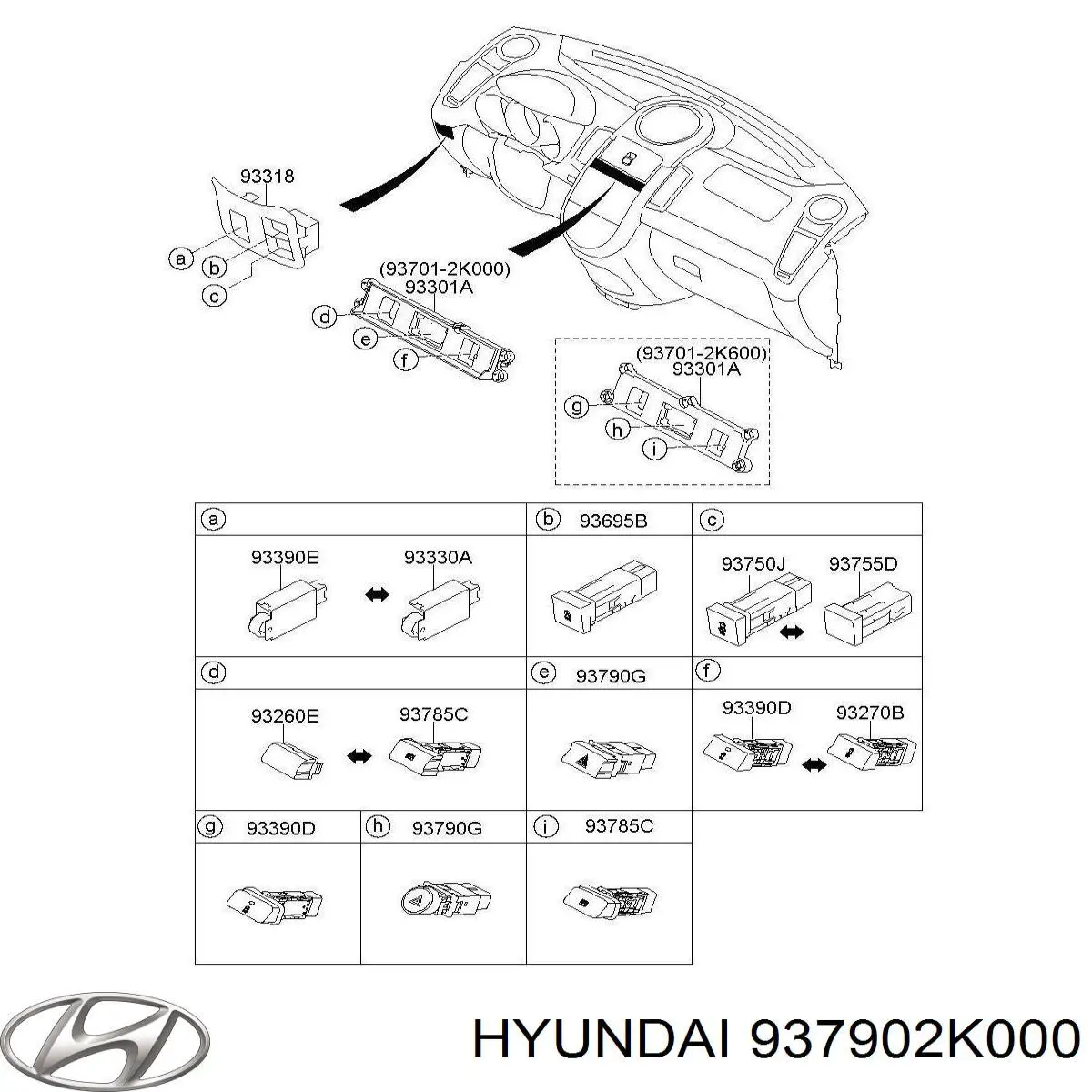  937902K000 Hyundai/Kia