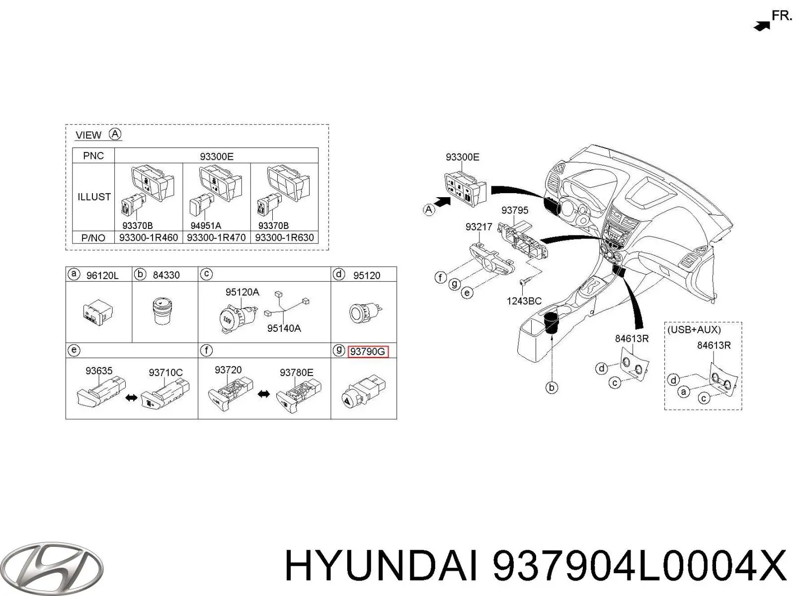  937904L0004X Hyundai/Kia