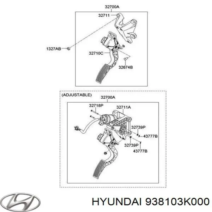 Лягушка Hyundai/Kia 938103K000 цена, от 4.75 USD