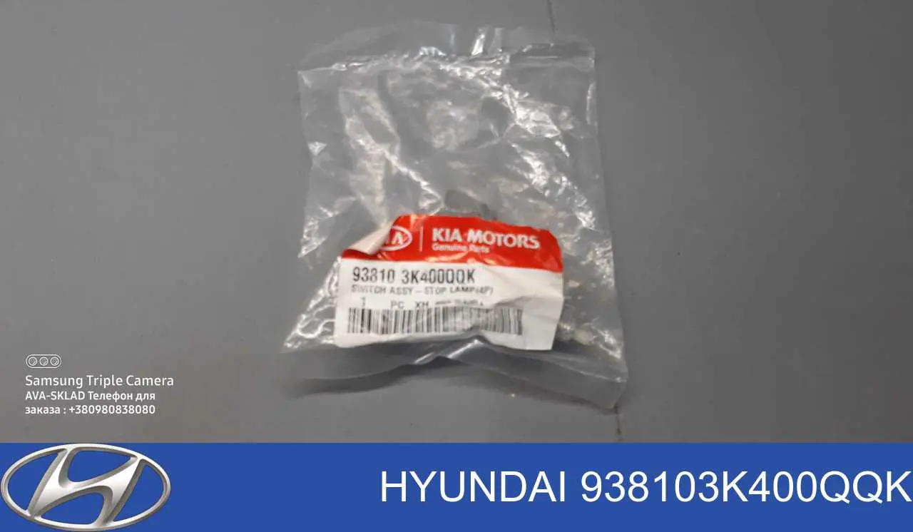 938103K400QQK Hyundai/Kia sensor de ativação do sinal de parada