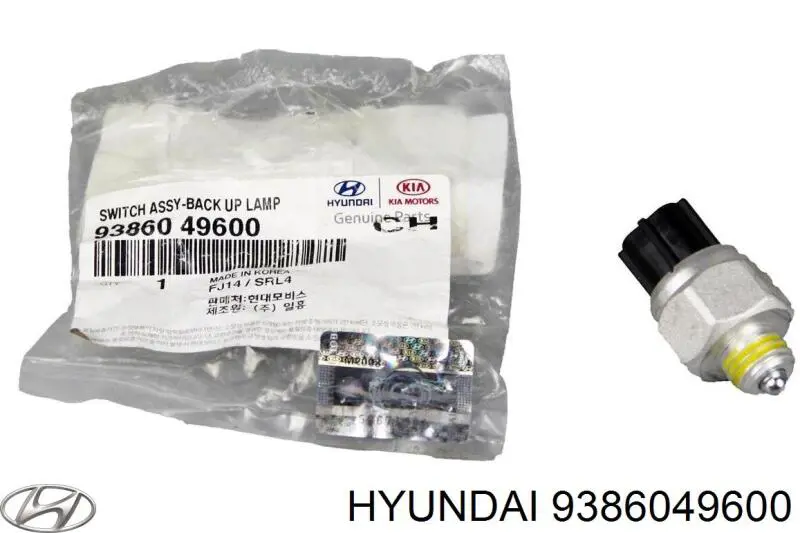 Sensor de ativação das luzes de marcha à ré Hyundai/Kia 9386049600