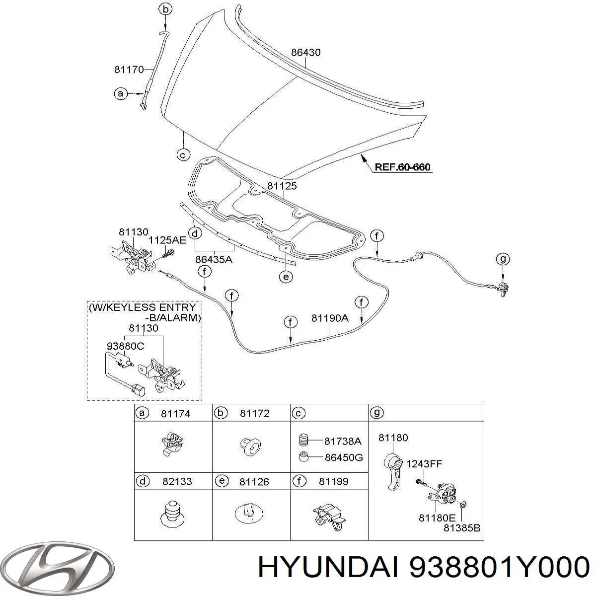 938801Y000 Hyundai/Kia 