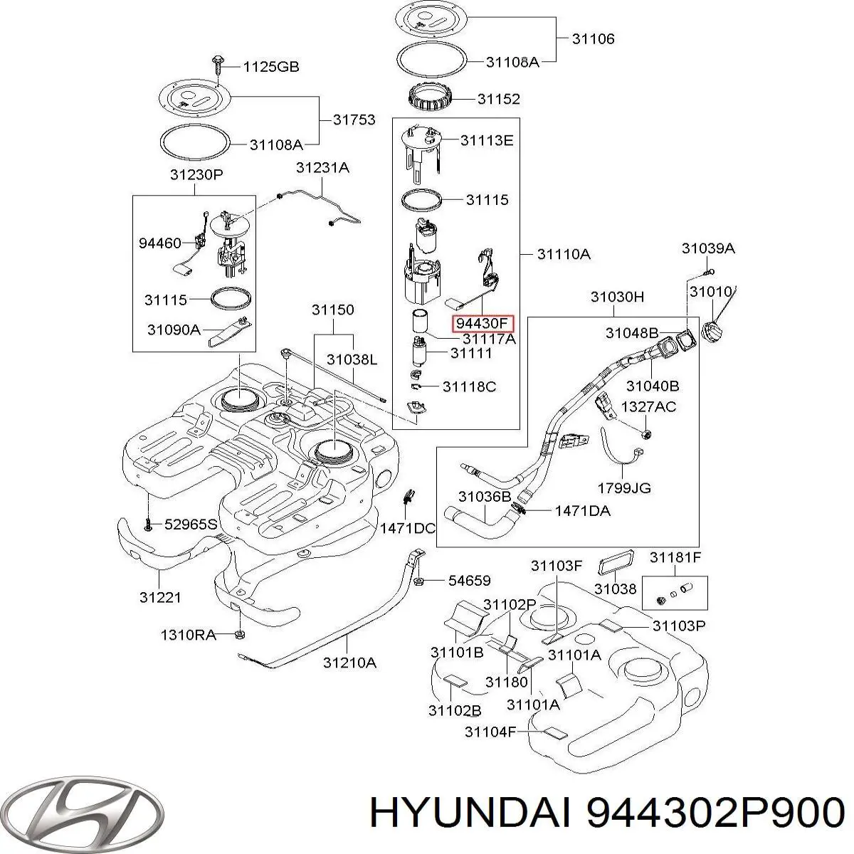  944302P900 Hyundai/Kia