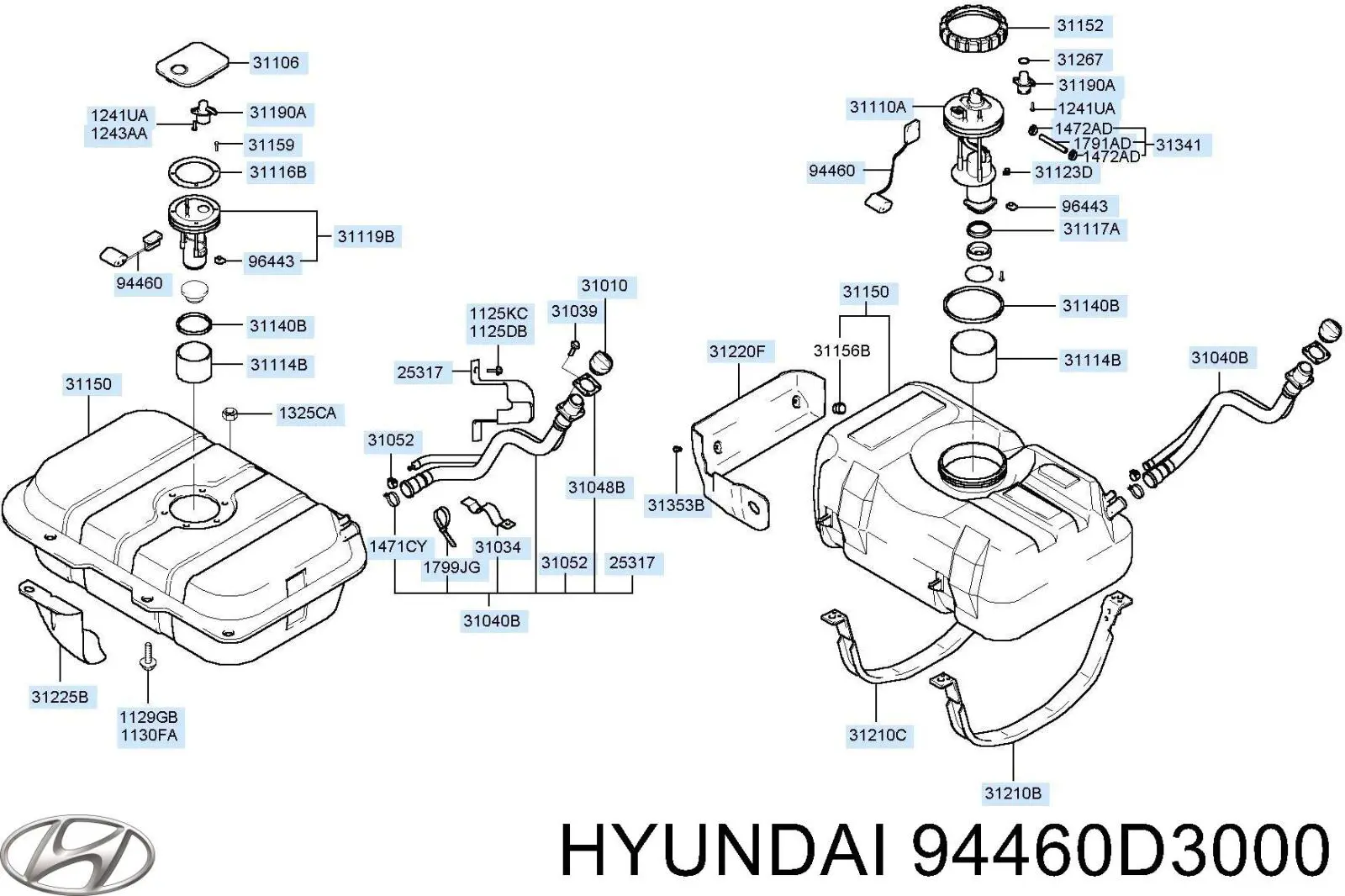 94460D3000 Hyundai/Kia 