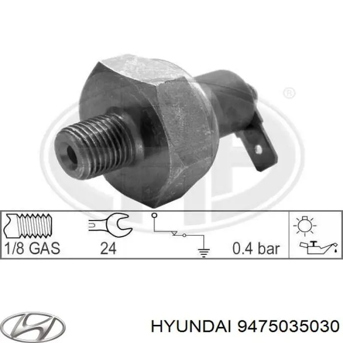 Датчик давления масла 9475035030 Hyundai/Kia