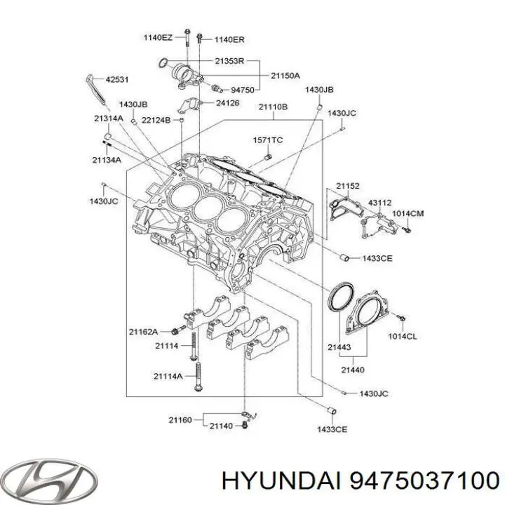Манометры (указатель давления масла) Hyundai/Kia 9475037100 цена, от 8.50 USD