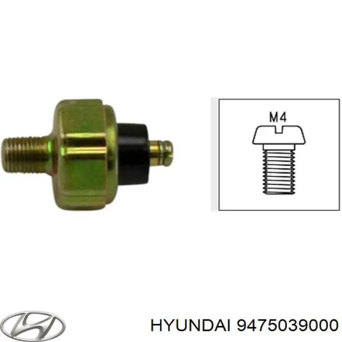 9475039000 Hyundai/Kia датчик давления масла