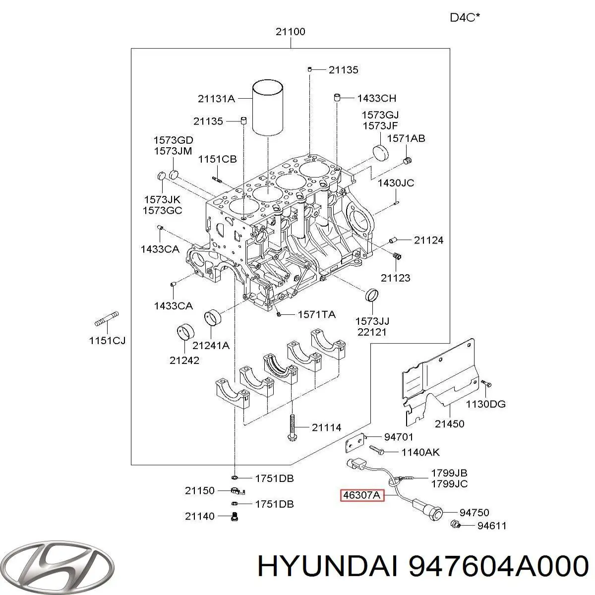  Hyundai/Kia 947604A000 цена, от 2.53 USD