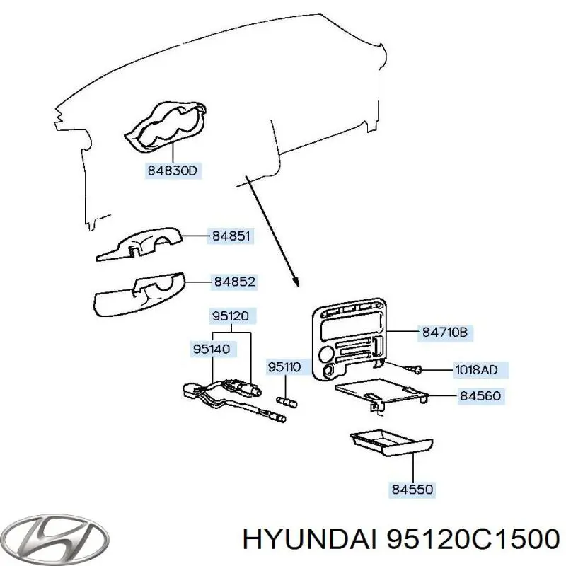  Hyundai/Kia 95120C1500 цена, от 11.40 USD