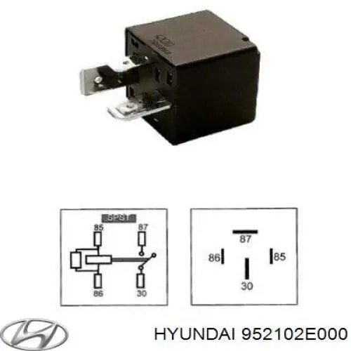 Реле вентилятора 952102E000 Hyundai/Kia