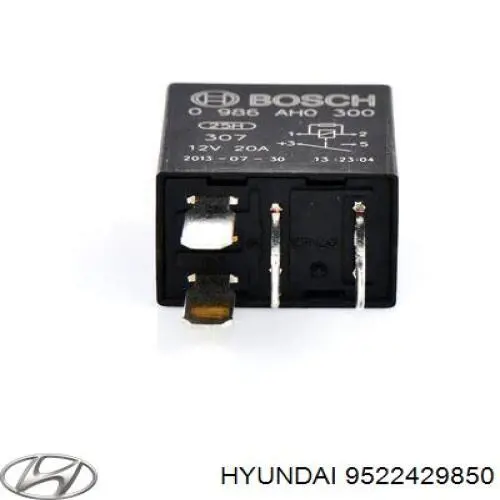 Купить 9522429850 Hyundai/Kia Реле вентилятора