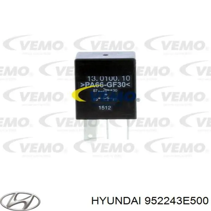 Реле противотуманной фары Hyundai/Kia 952243E500 цена, от 3.39 USD