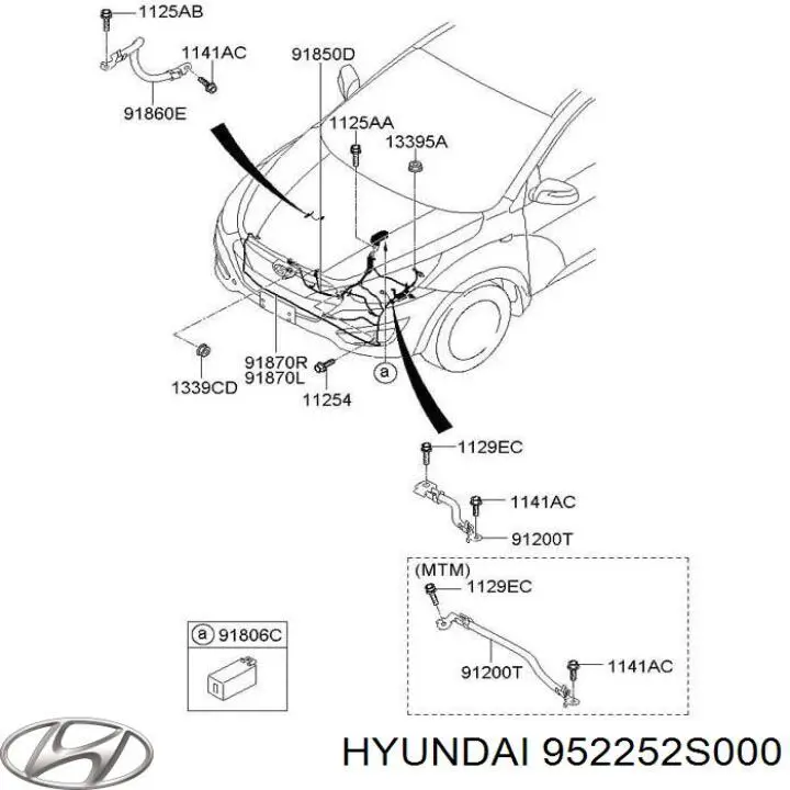 952252S000 Hyundai/Kia 