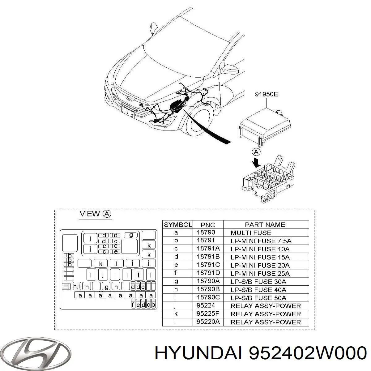  Hyundai/Kia 952402W000 цена, от 63.49 USD