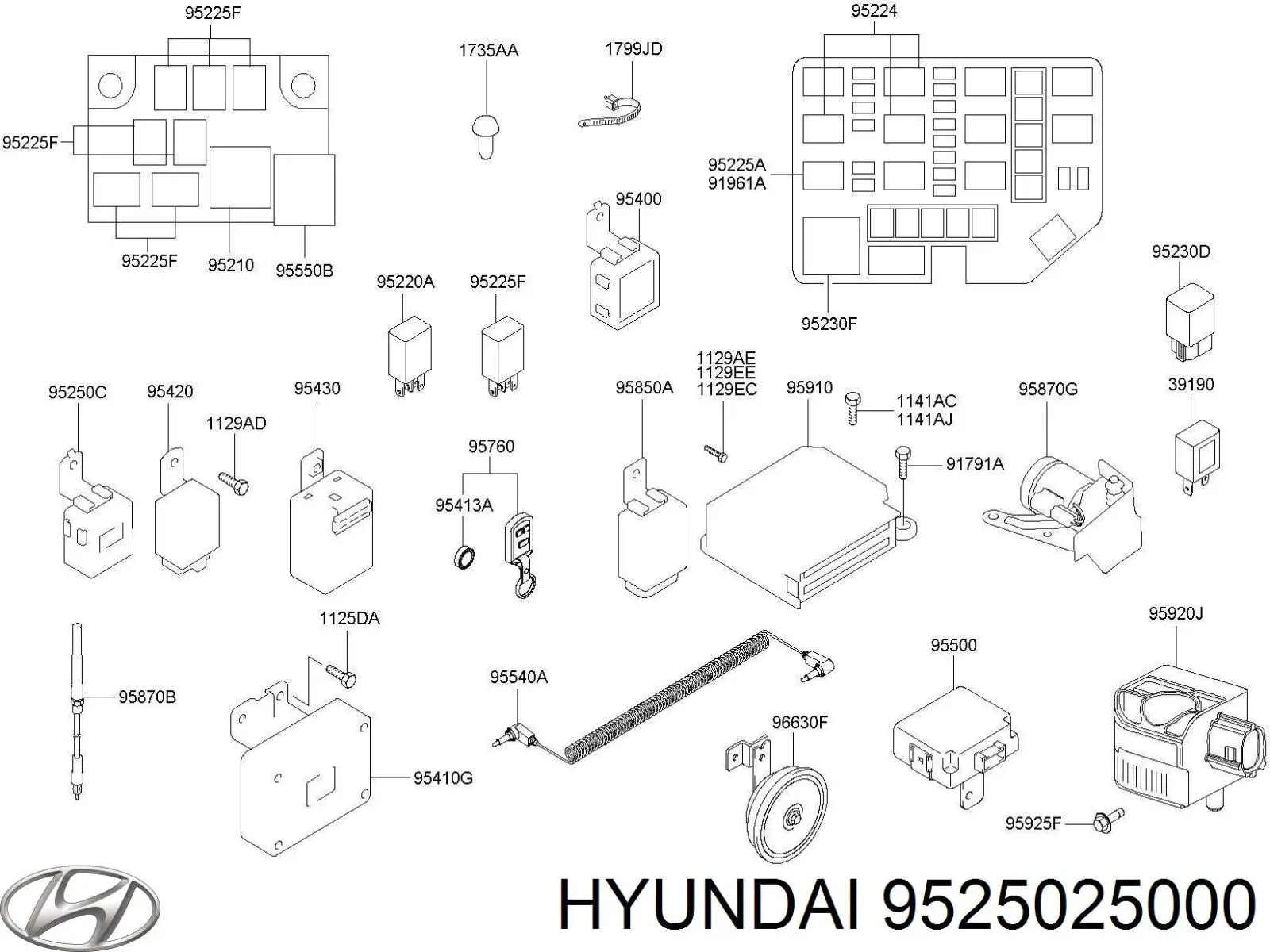 9525025000 Hyundai/Kia 