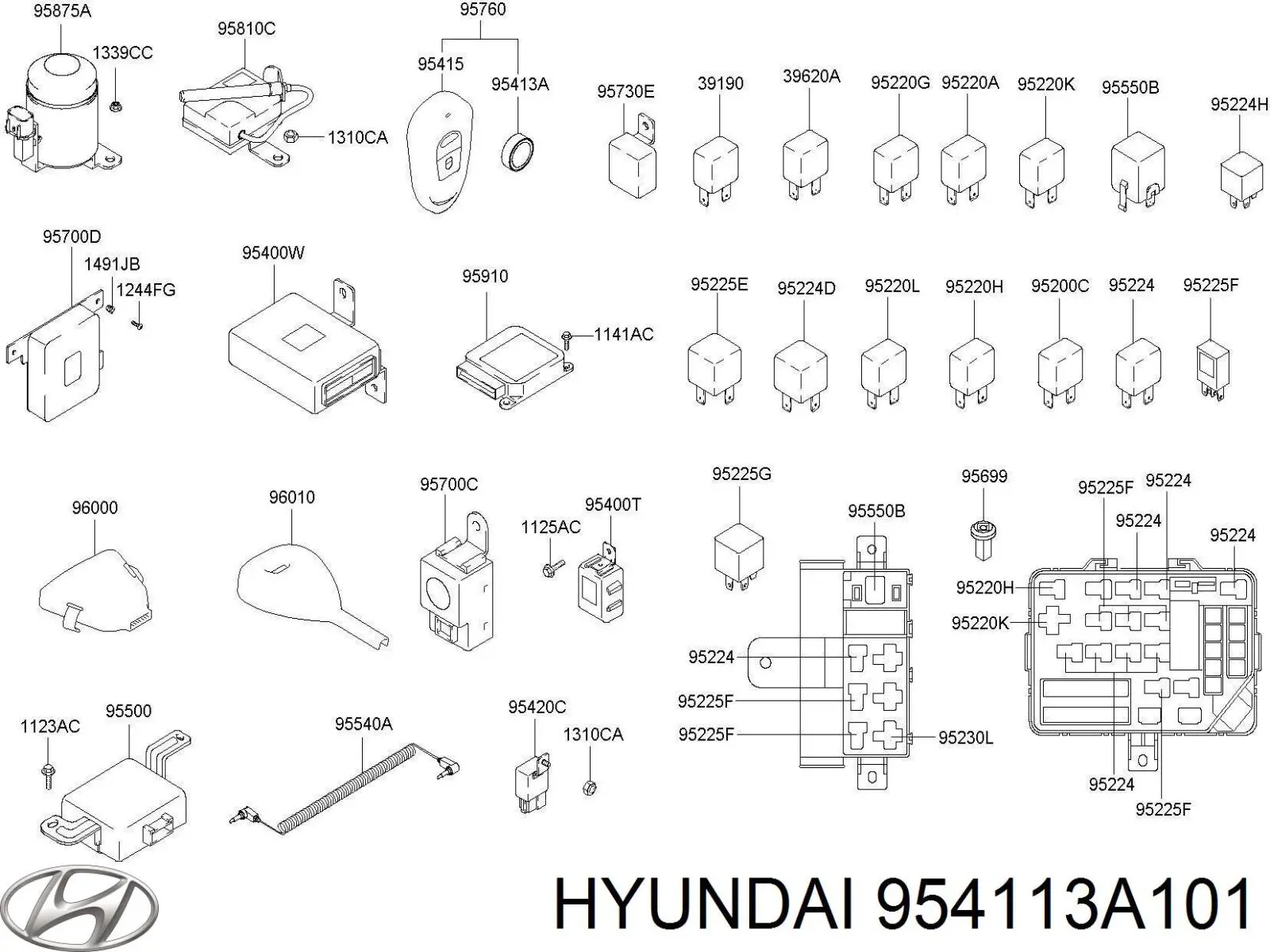 Купить 954113A101 Hyundai/Kia 