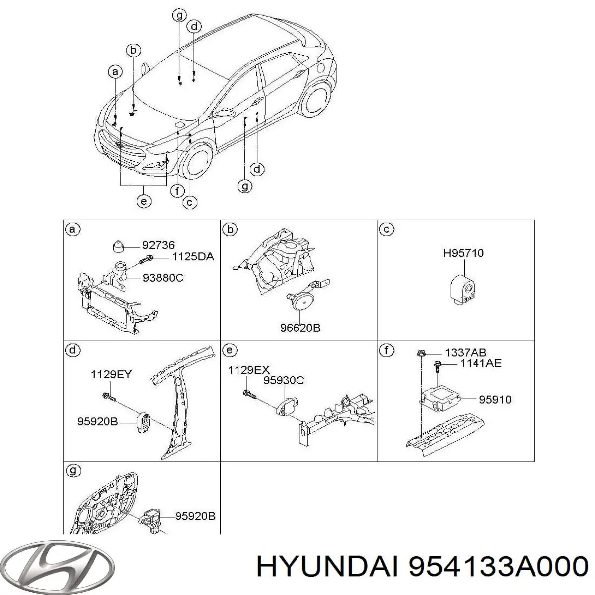 954133A000 Hyundai/Kia 