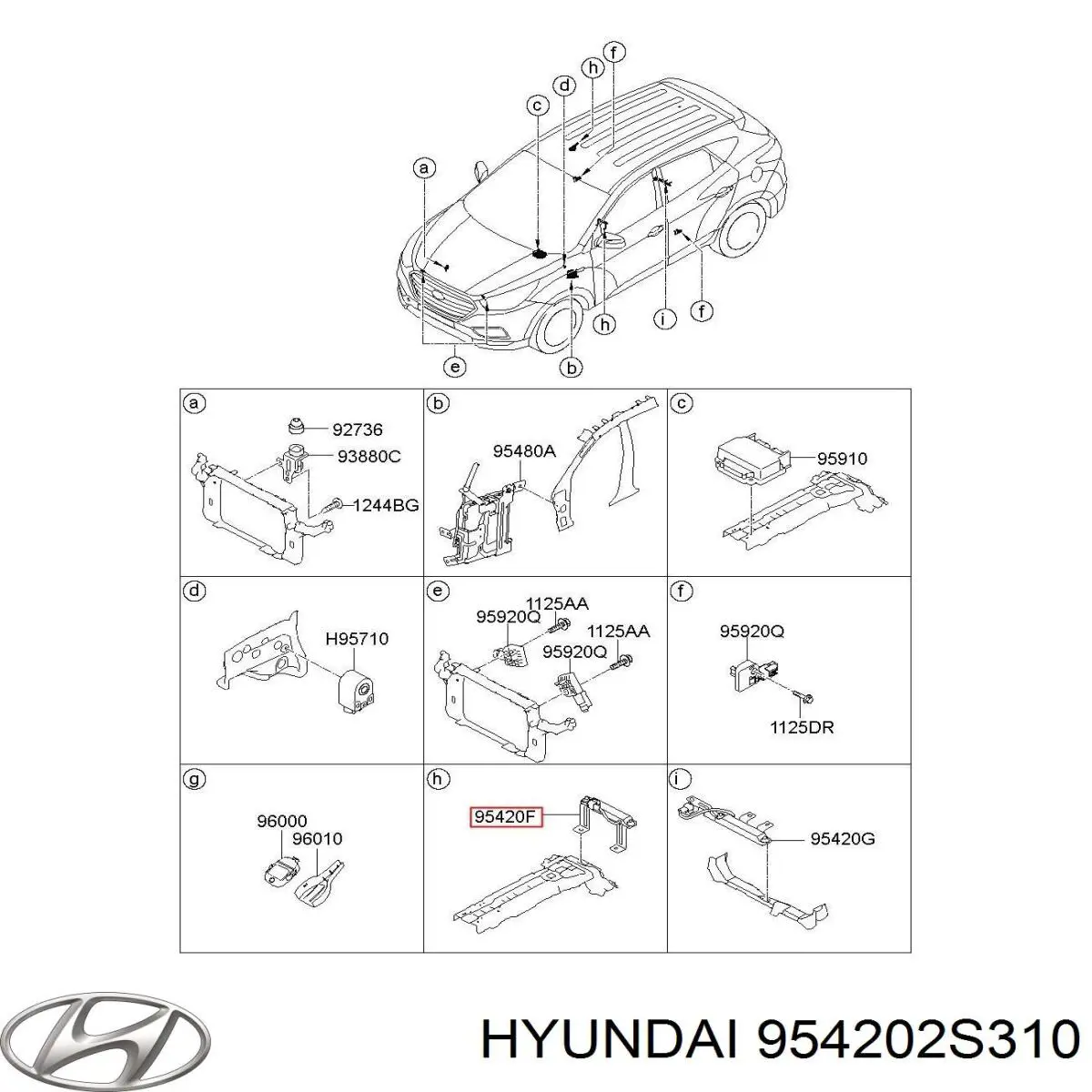  Hyundai/Kia 954202S310 цена, от 25.34 USD