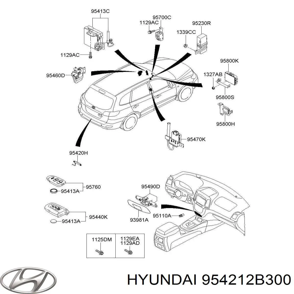  954212B300 Hyundai/Kia