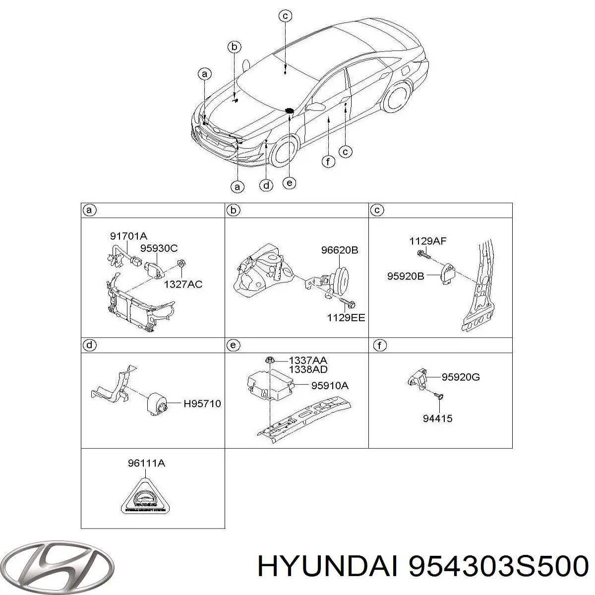  954303S500 Hyundai/Kia