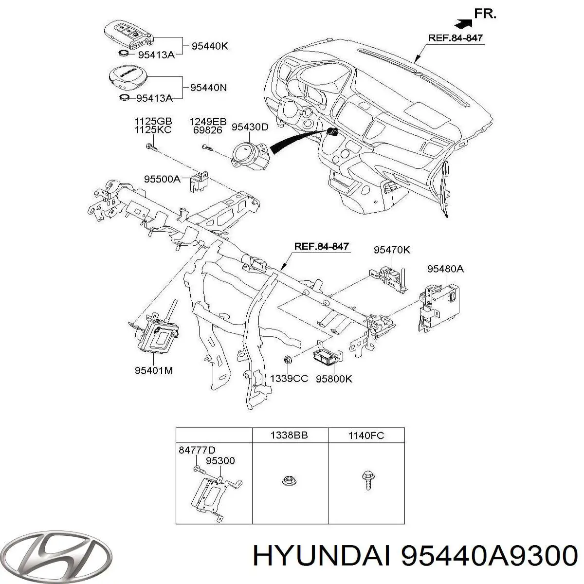  Hyundai/Kia 95440A9300 цена, от 76.27 USD