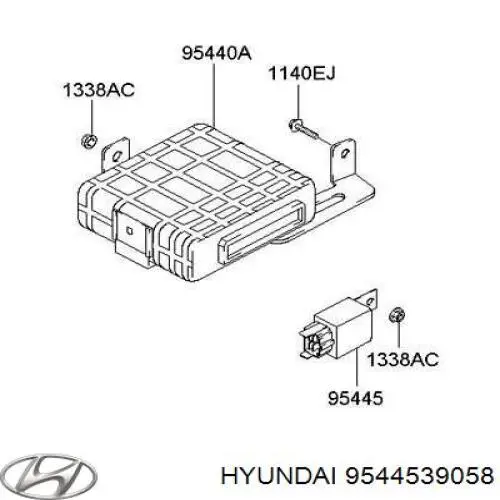Купить 9544539058 Hyundai/Kia 