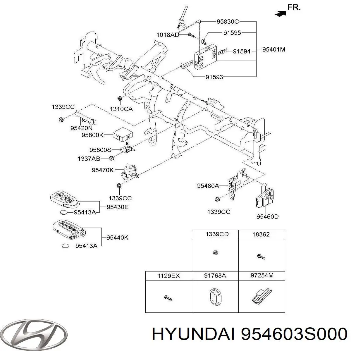  954603S000 Hyundai/Kia