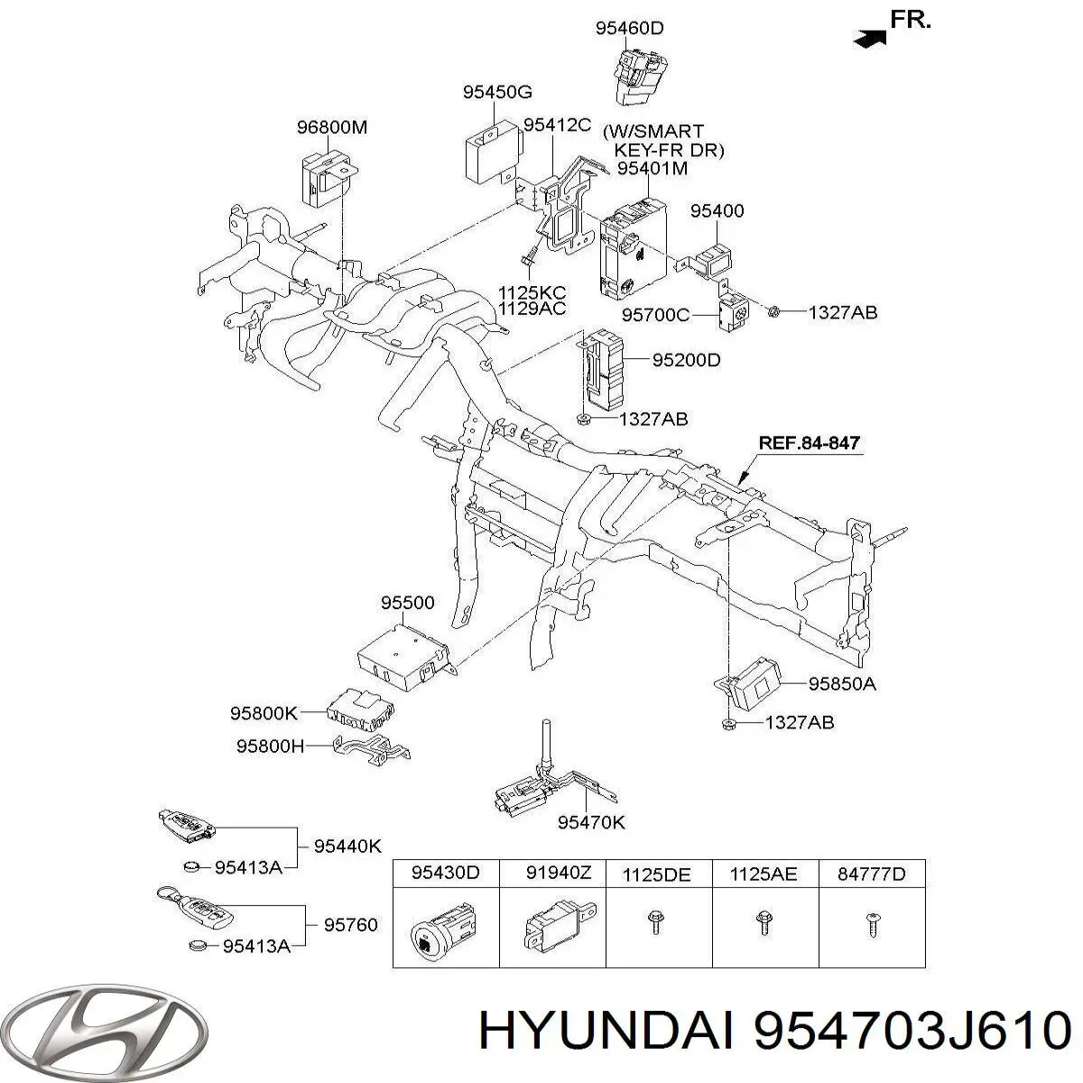  Hyundai/Kia 954703J610 цена, от 104.65 USD