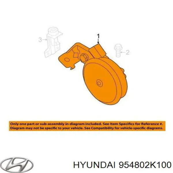  Hyundai/Kia 954802K100 цена, от 12.09 USD