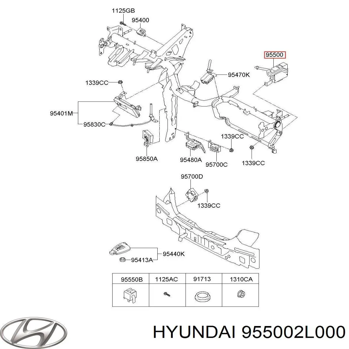  955002L000 Hyundai/Kia