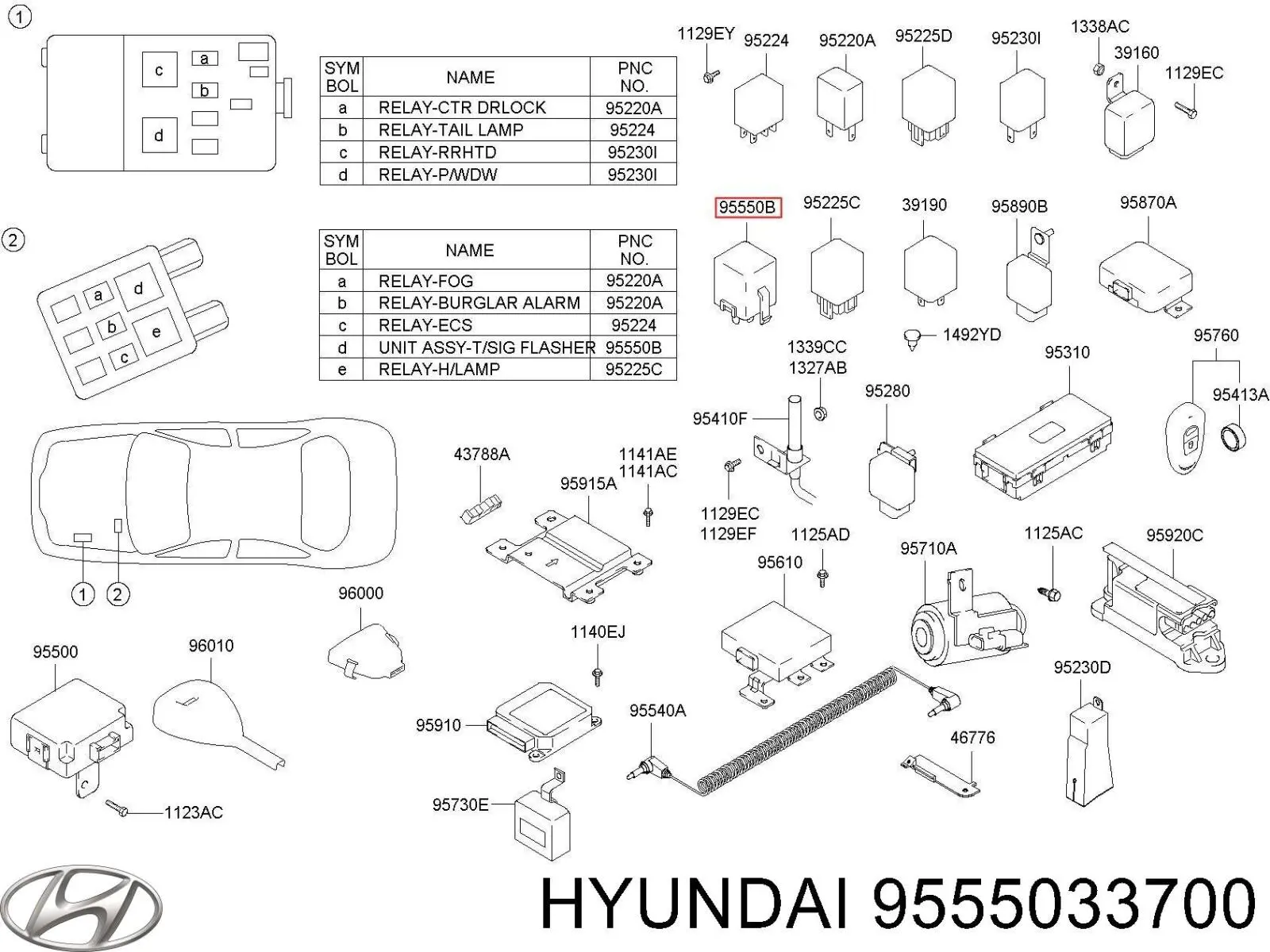 9555033700 Hyundai/Kia 