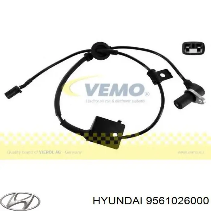 Датчик антиблокировочной системы торможения Hyundai/Kia 9561026000 цена, от 17.92 USD