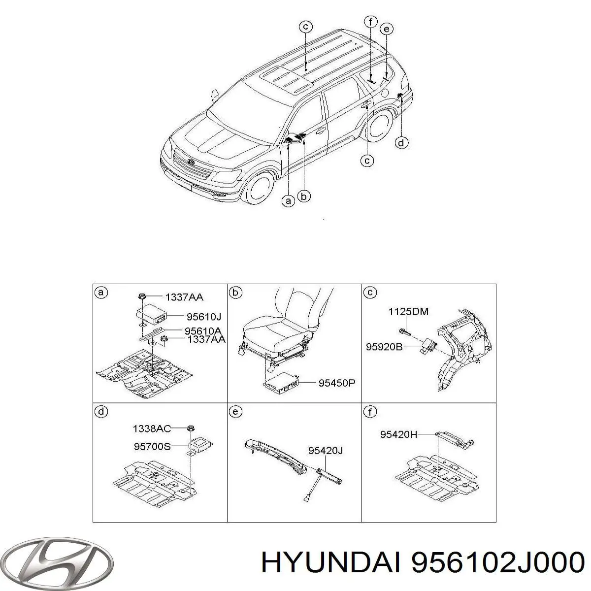  956102J000 Hyundai/Kia