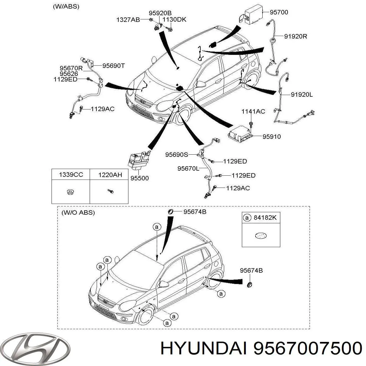  9567007500 Hyundai/Kia